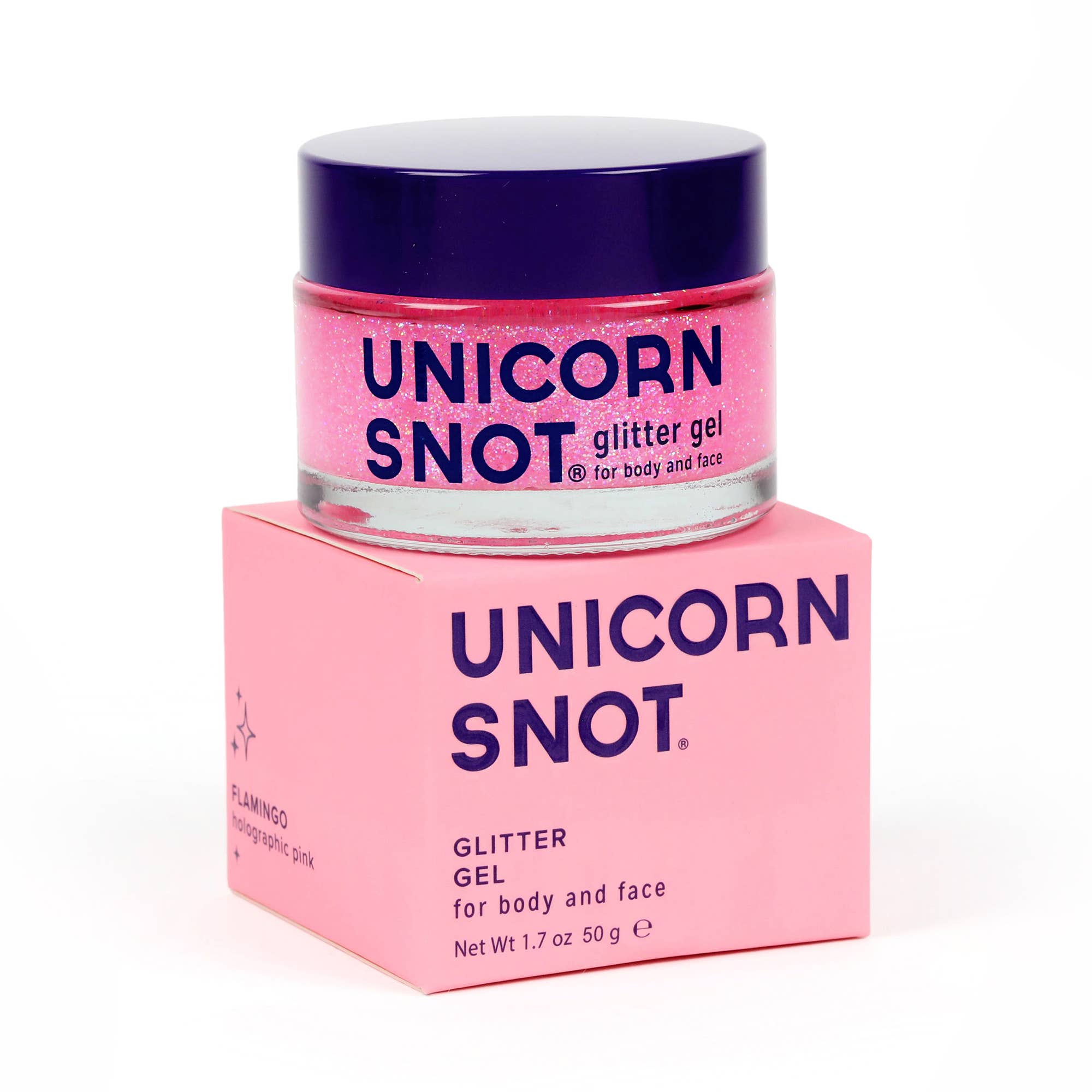 1. TITRE Glitter Gel Original Flamingo SPF Visage & Corps – Unicorn Snot - Baume Shop