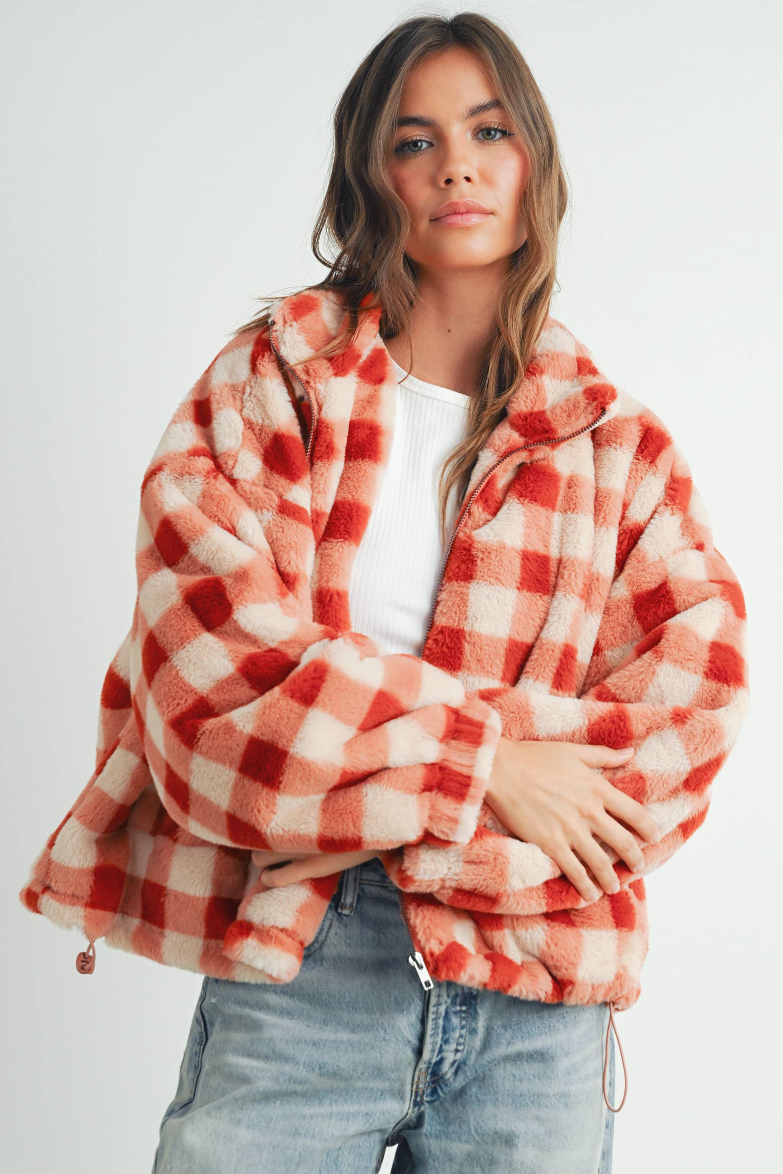 Veste à carreaux