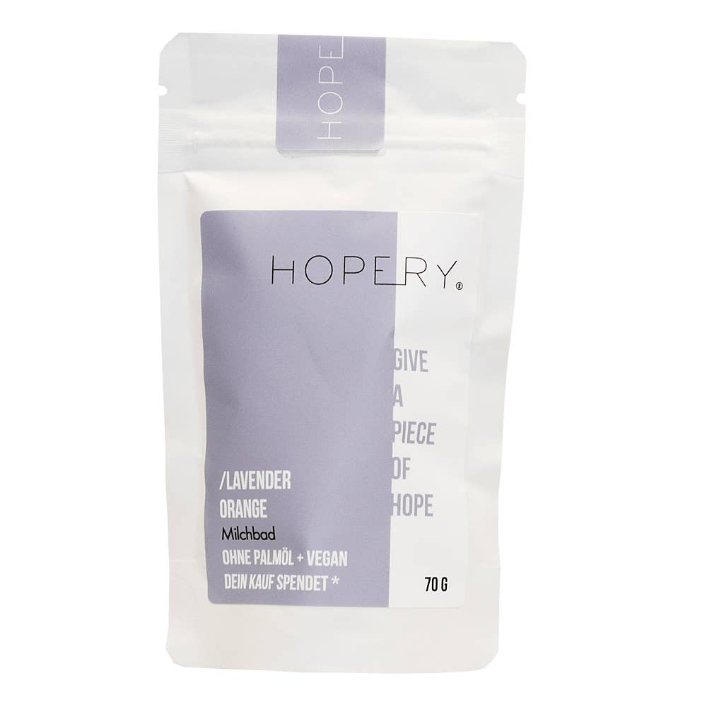 /Bain de lait à la lavande et à l'orange - petit - 70g - Baume Shop