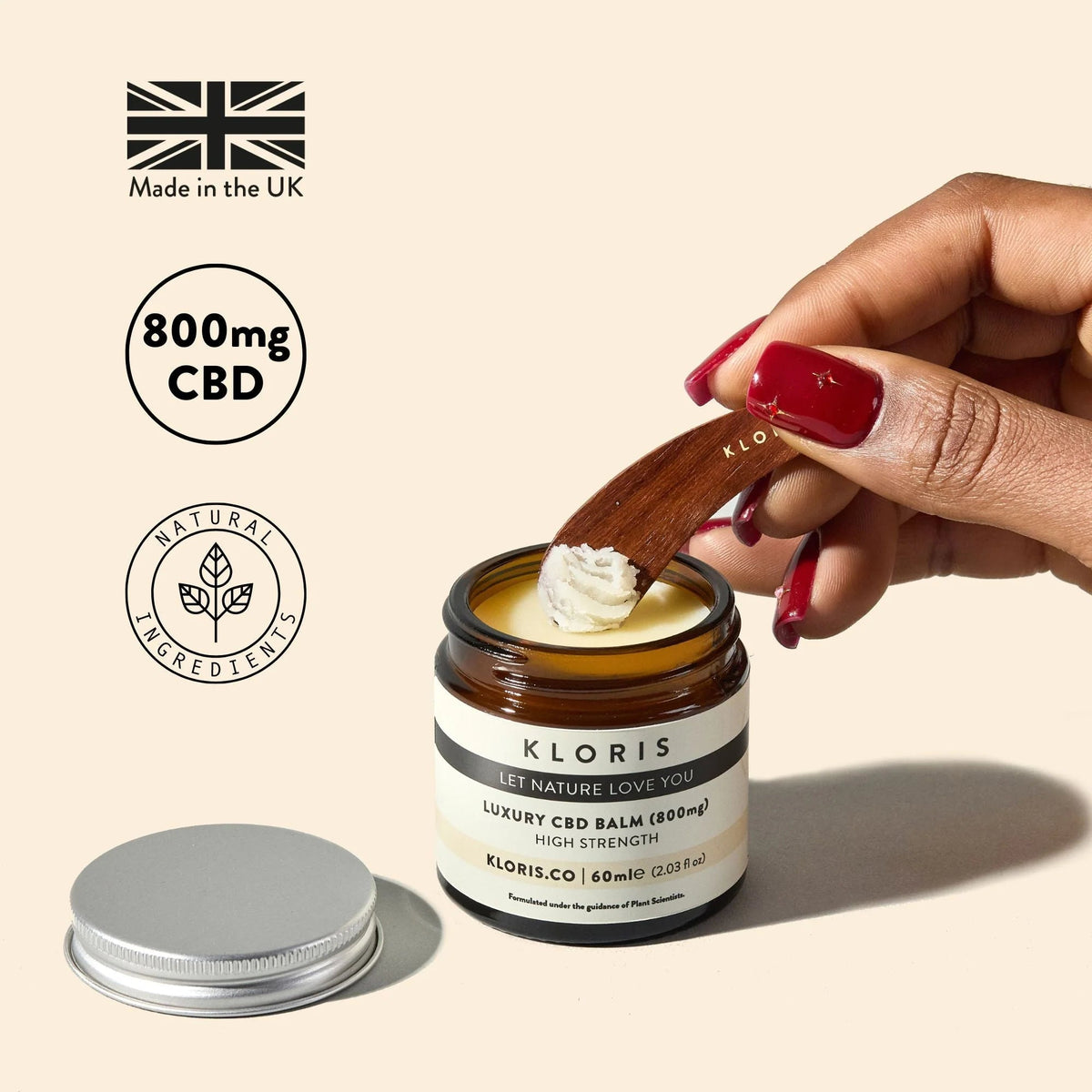 Baume CBD 800mg tensions & récupération – KLORIS - Baume Shop