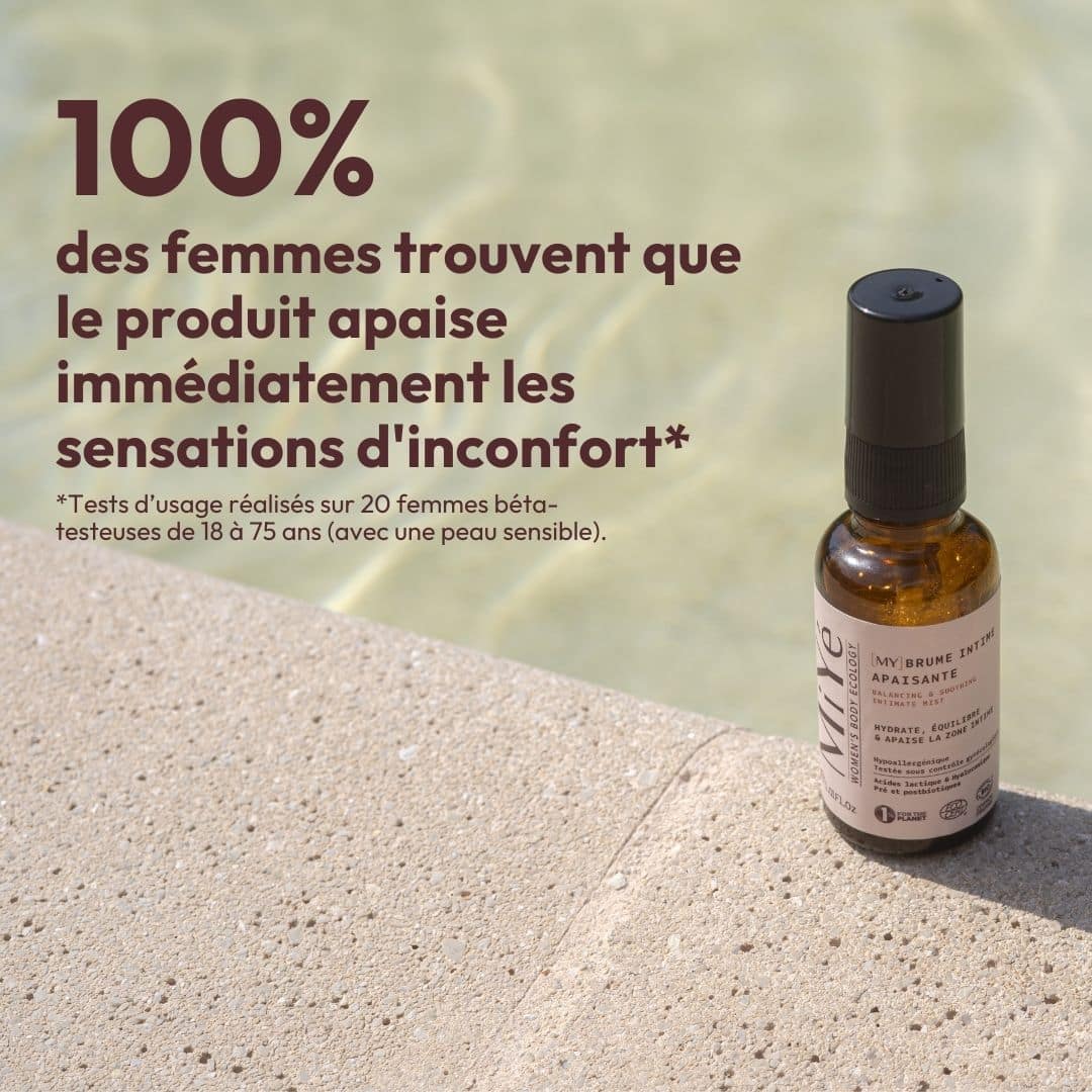 Brume Intime Apaisante Sans Rinçage Bio pH Physiologique – MiYé - Baume Shop