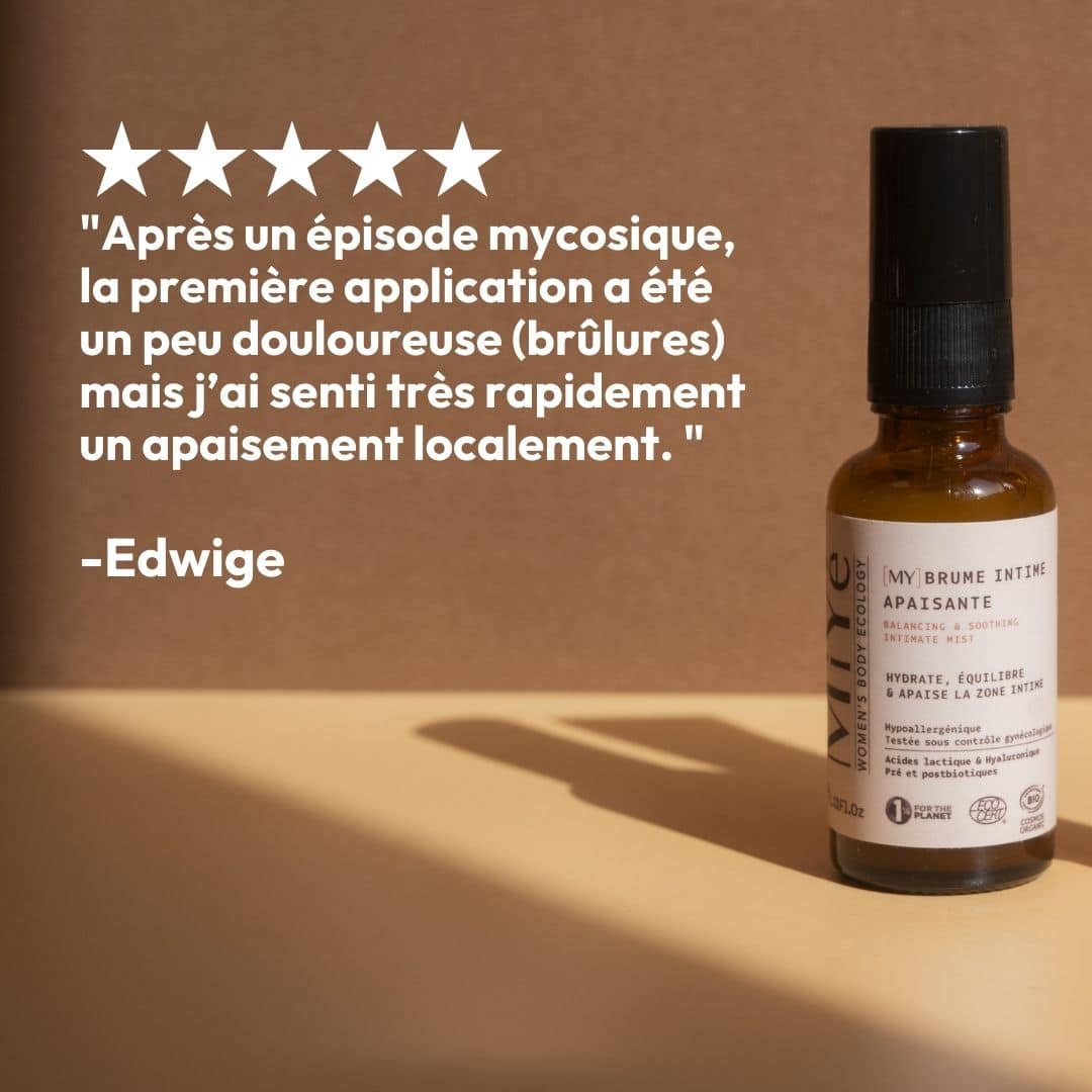 Brume Intime Apaisante Sans Rinçage Bio pH Physiologique – MiYé - Baume Shop