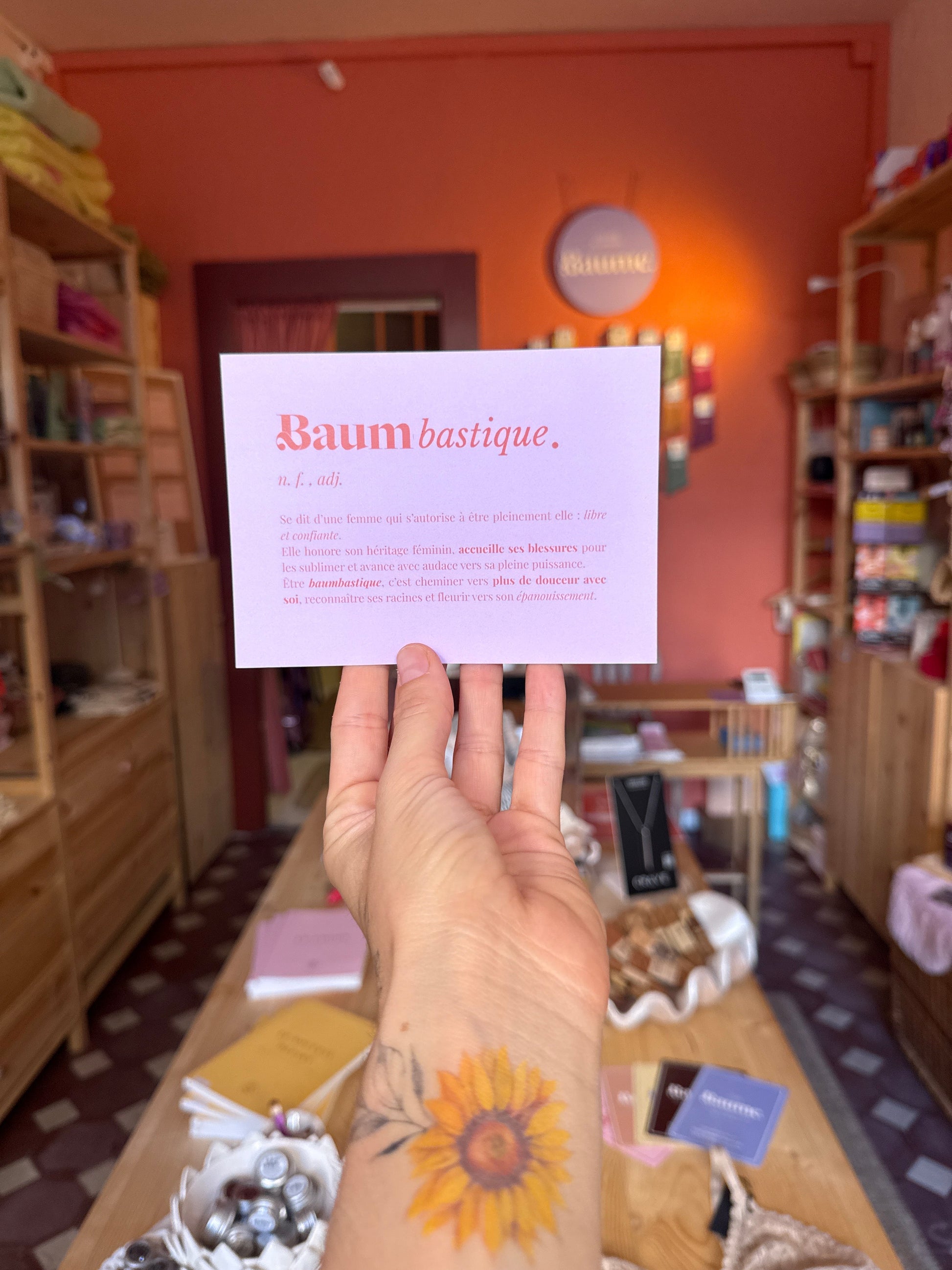 Carte postale - Baumbastique - Baume Shop