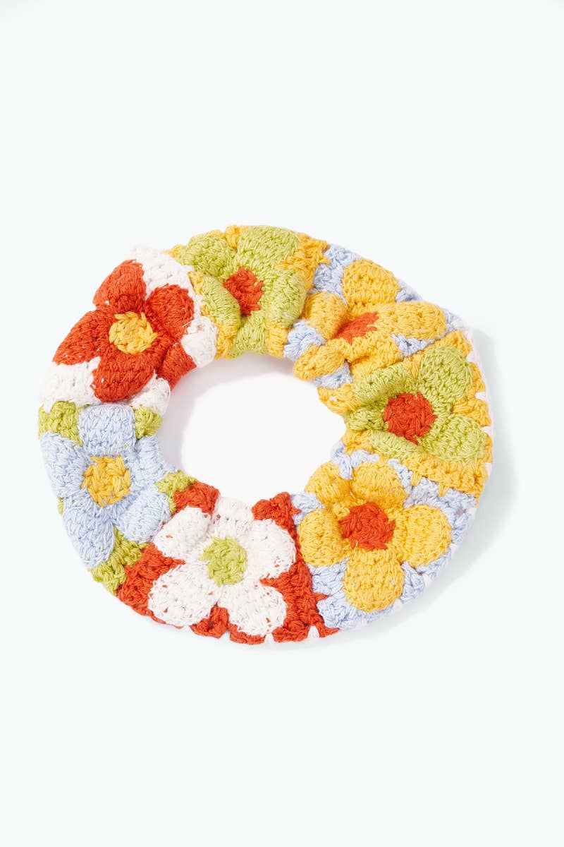 Chouchou crochet fraises 12cm - Baume Shop