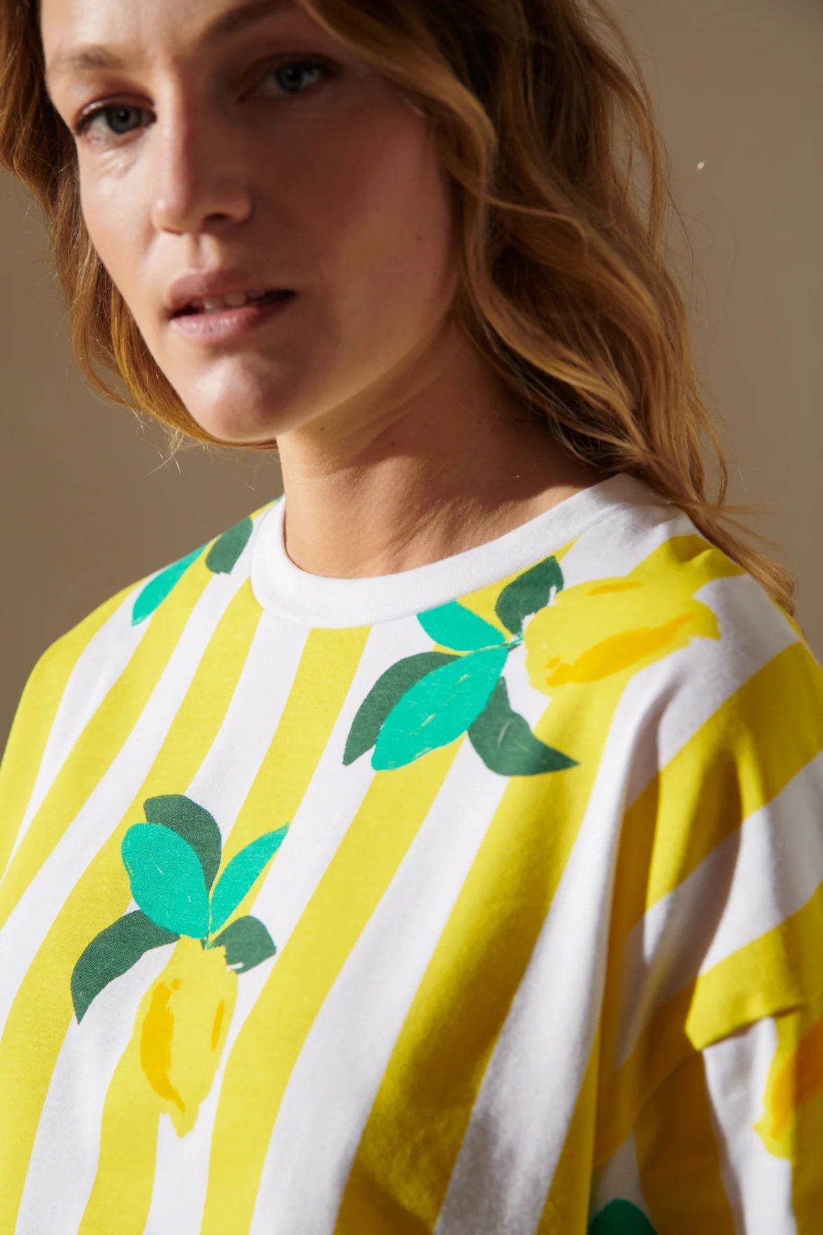 Pyjama Coton Bio Citrons Rayures Jaunes – We Are Jolies