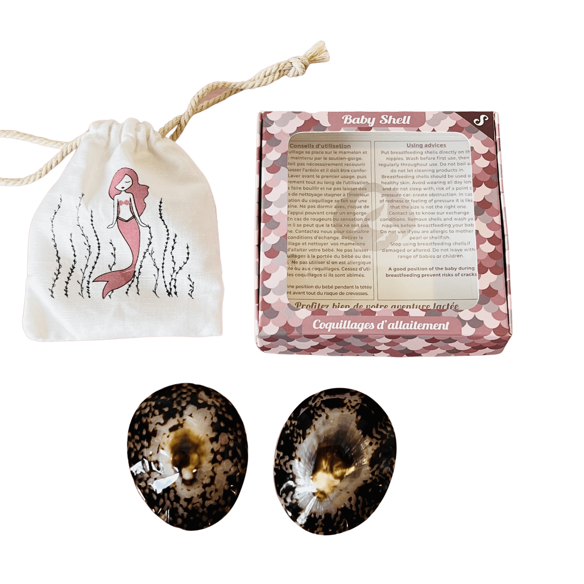Coquillage d'allaitement 100% nature - Large - Baume Shop