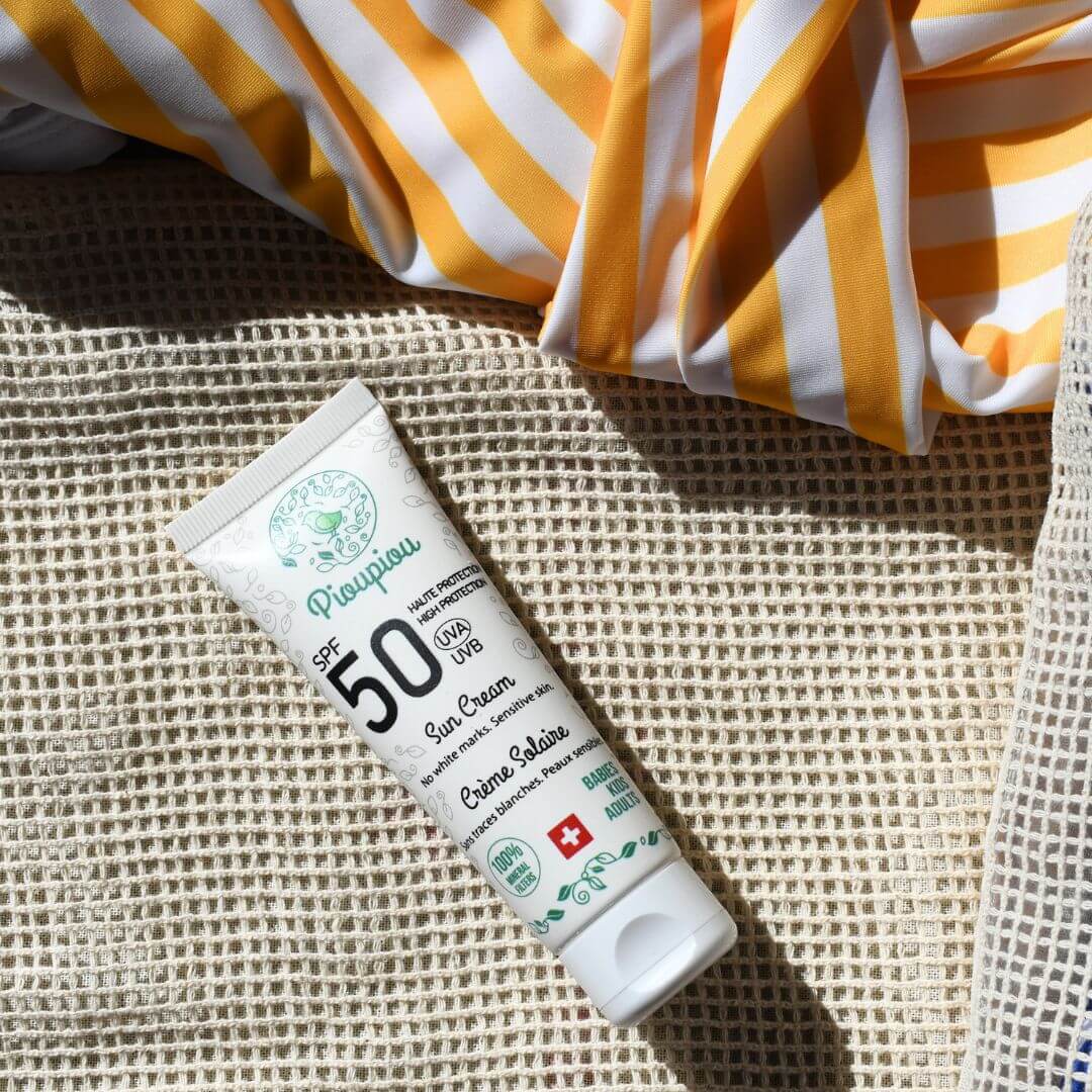 Crème Solaire SPF50 – Protection minérale bébé – Piou Piou - Baume Shop