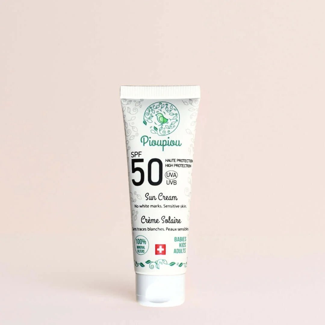 Crème Solaire SPF50 – Protection minérale bébé – Piou Piou - Baume Shop
