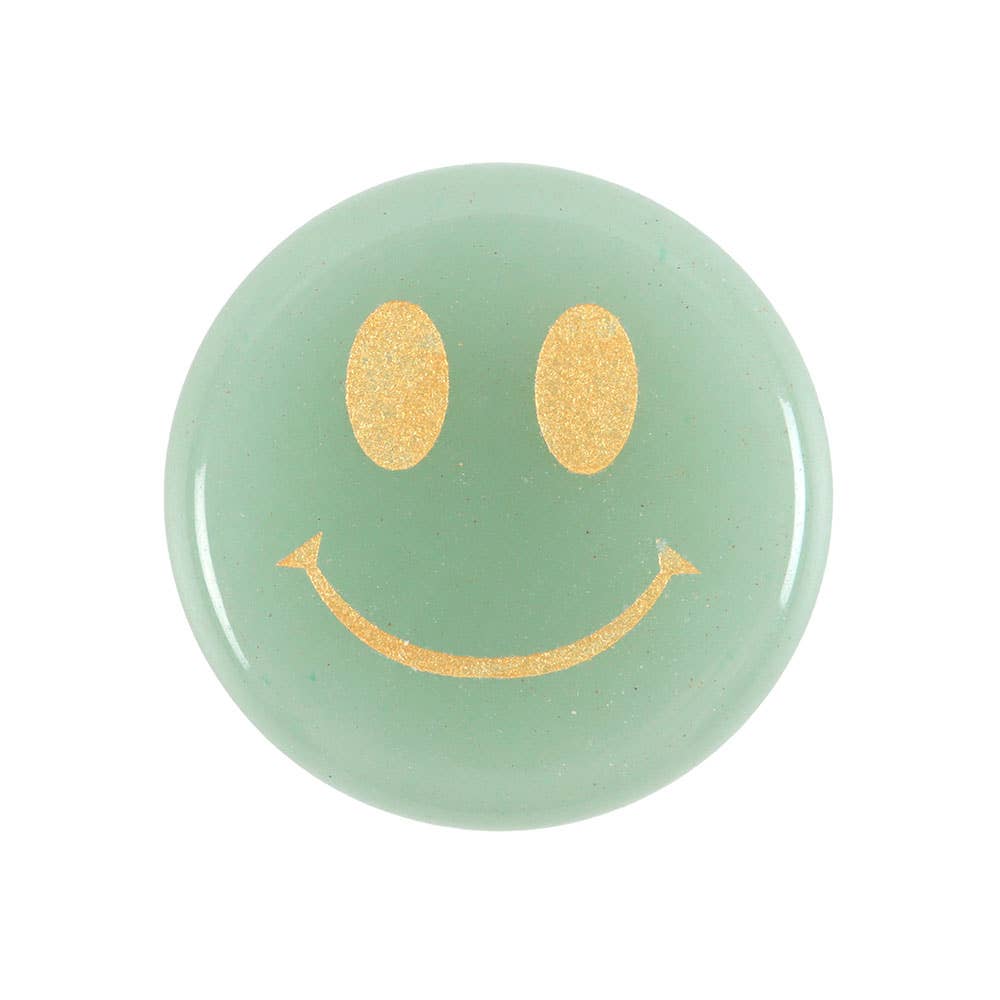Cristal Happy Face en aventurine Stay Positive - Baume Shop