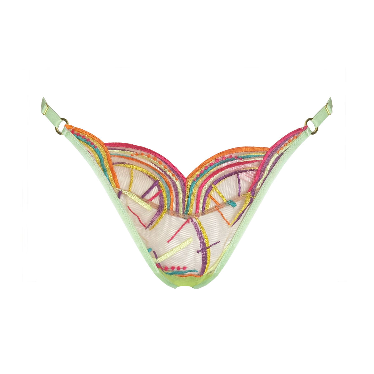 Disco Deco String – String brodé – Somewhere Never - Baume Shop