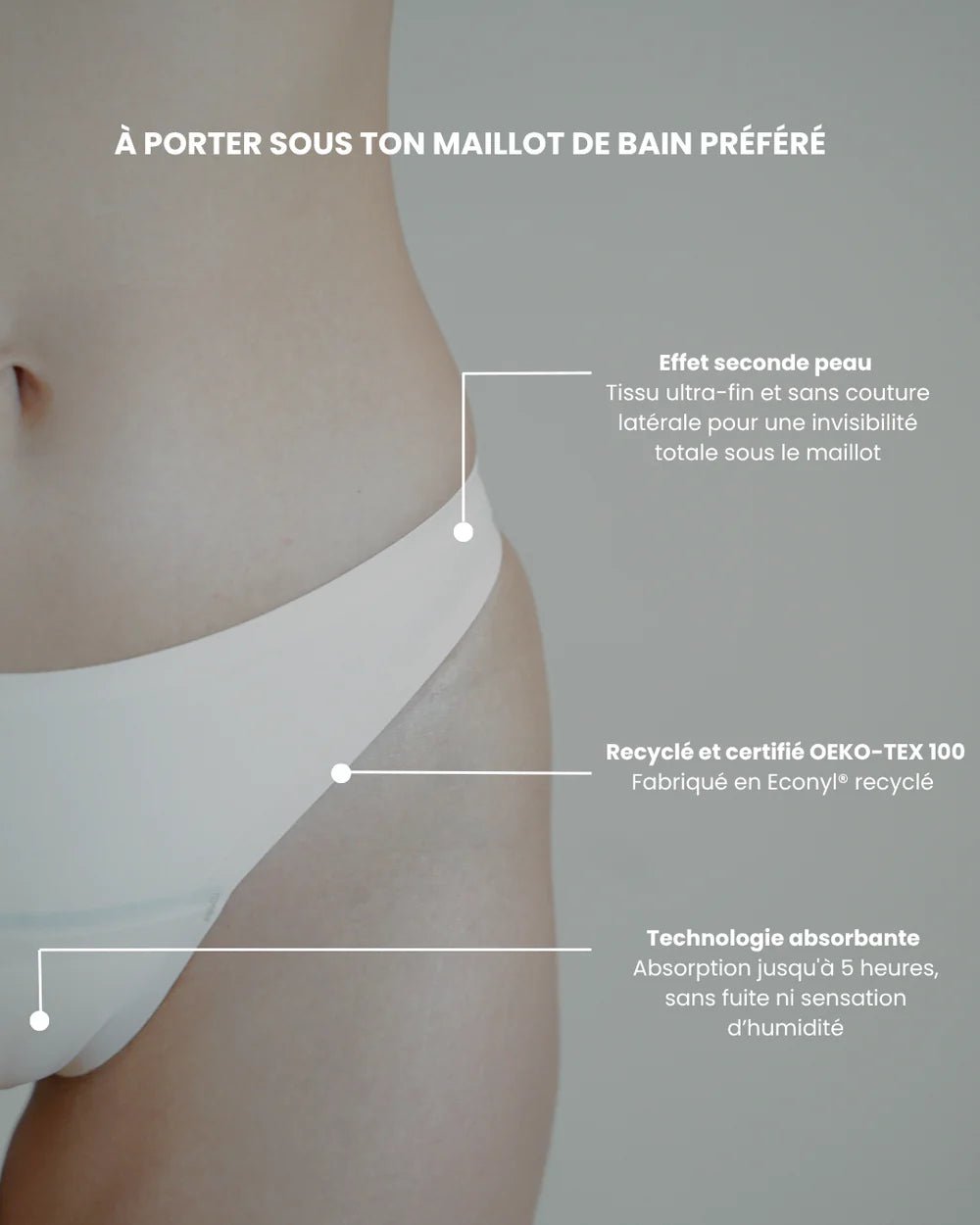 Duna – Sous - maillot menstruel invisible et technique - Baume Shop