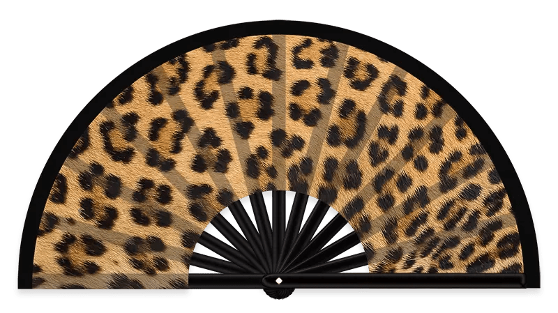 Eventail XL - imprimé léopard - Baume Shop