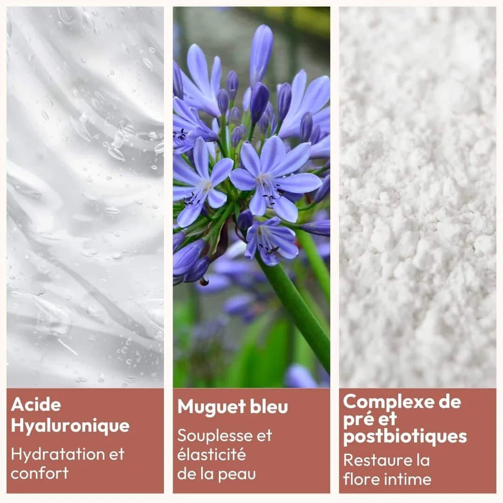 Gel Intime Hydratant Rééquilibrant Bio Muguet Bleu 20ml – MiYé - Baume Shop