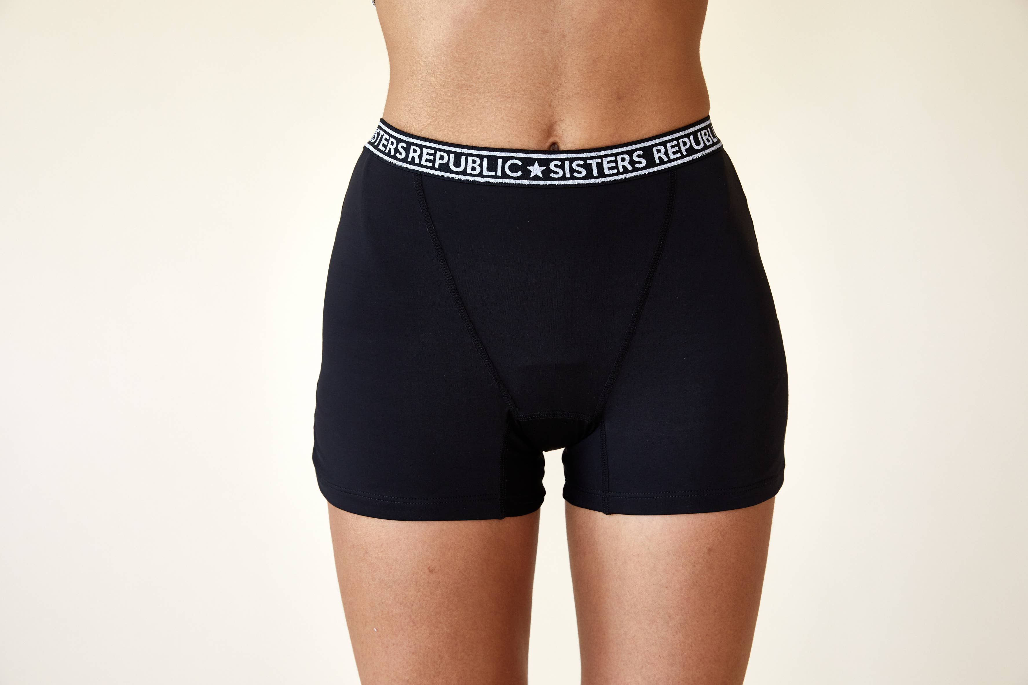 Ginger Boxer Menstruel Sport & Nuit Coton Bio Noir – Sisters Republic - Baume Shop