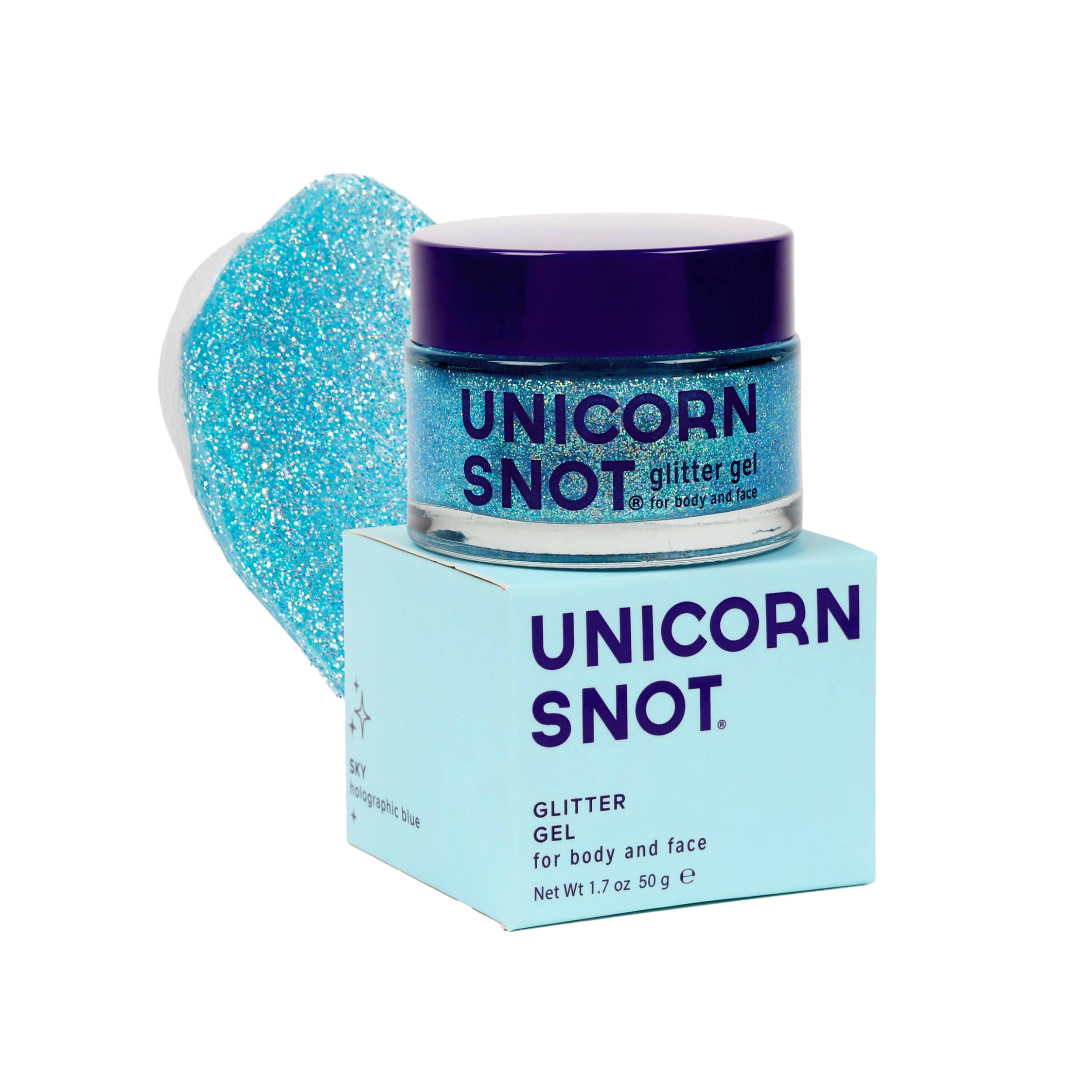 Glitter Gel Original Disco SPF Visage & Corps – Unicorn Snot - Baume Shop