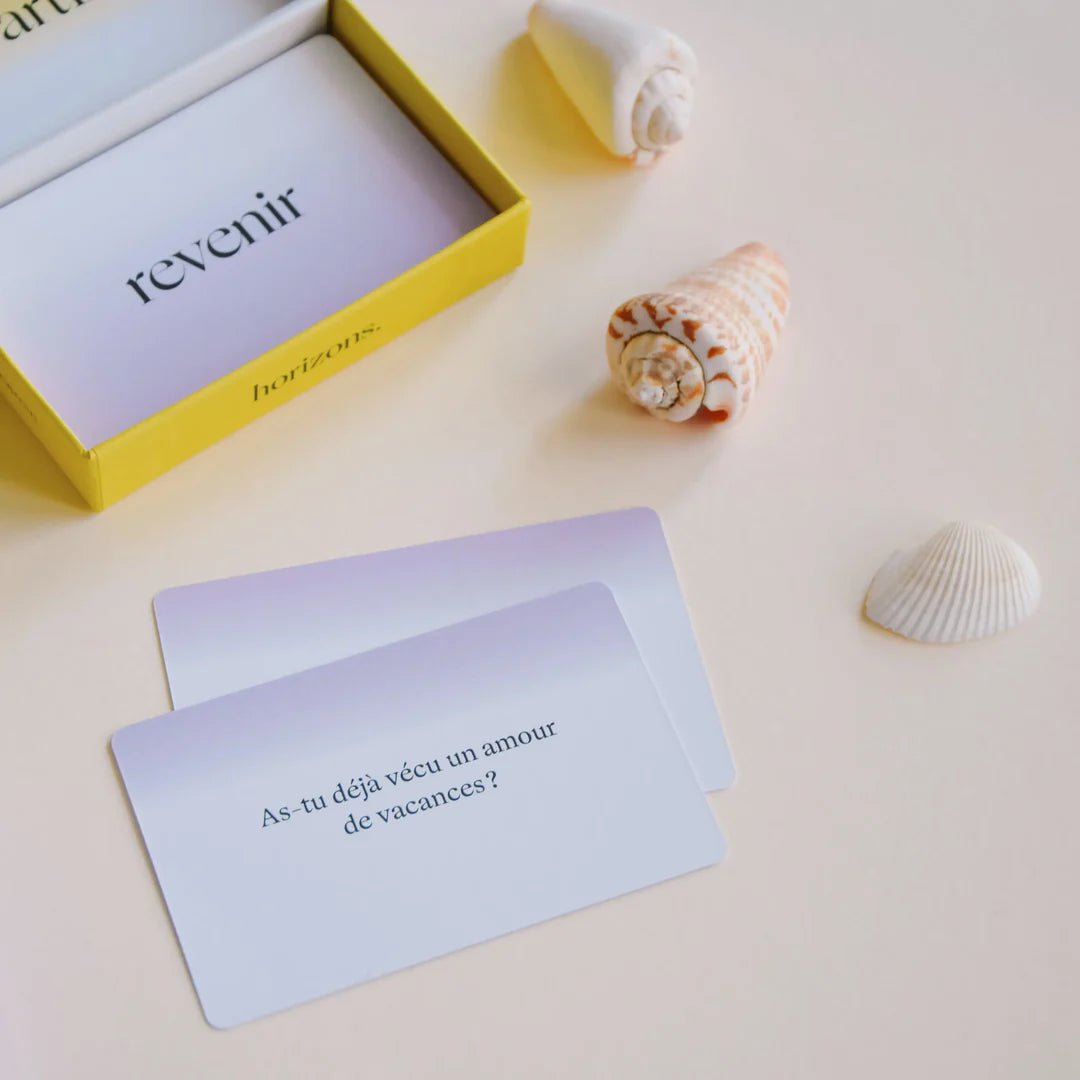 Horizons – Jeu de cartes Voyage & Conversations – complices. - Baume Shop