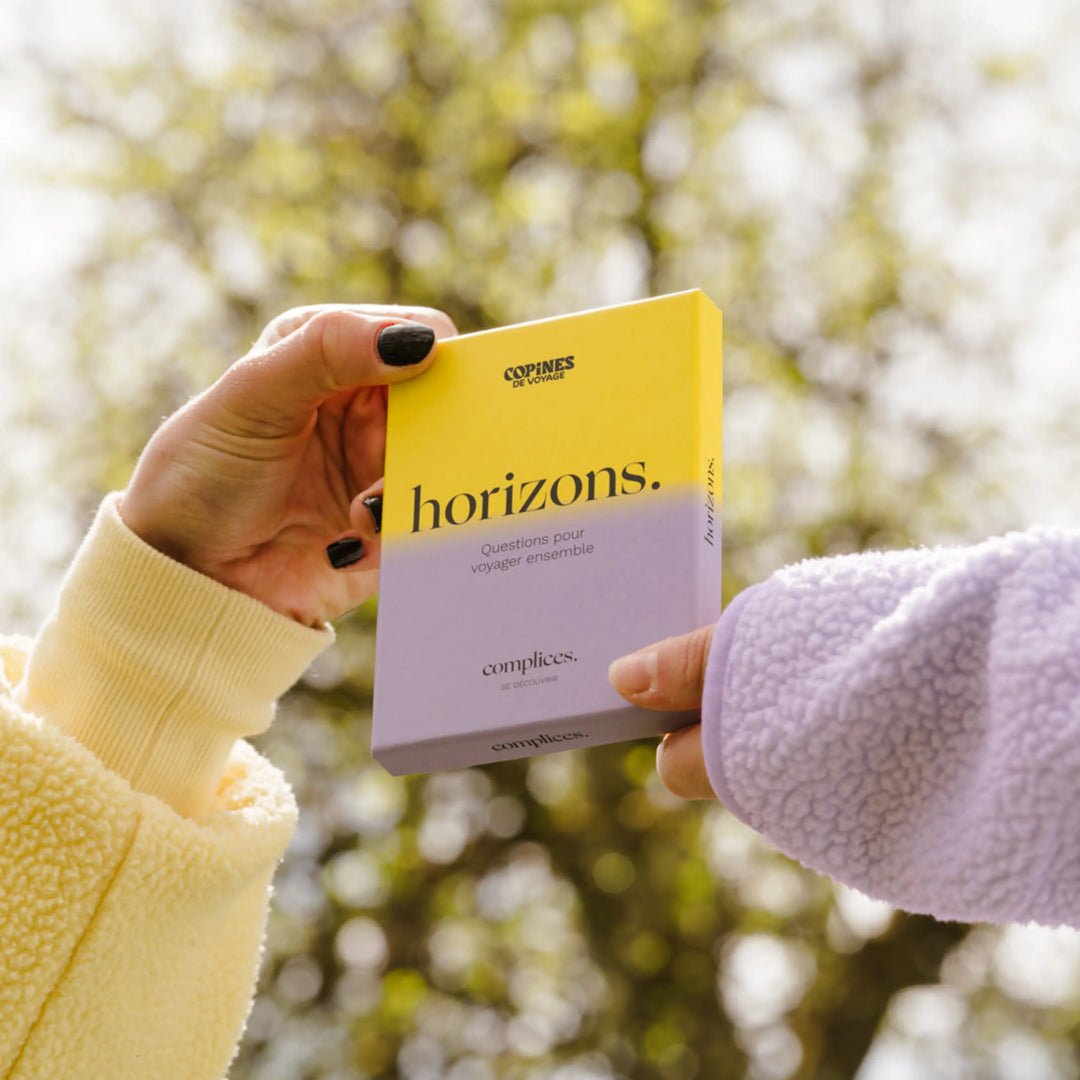 Horizons – Jeu de cartes Voyage & Conversations – complices. - Baume Shop