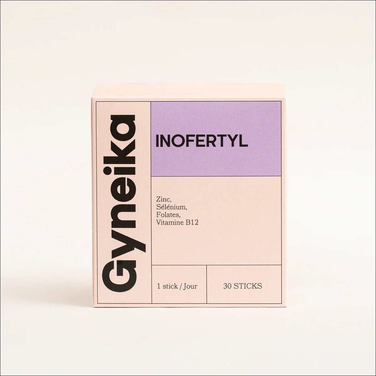 Inofertyl – Base nutritionnelle fertilité 6 actifs en sticks – Gyneika - Baume Shop