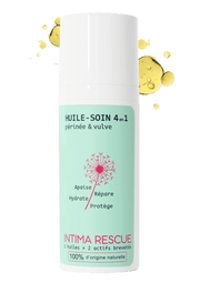 Intima Rescue – Huile - gel naturel 4 - en - 1 périnée & vulve (50 ml) - Baume Shop