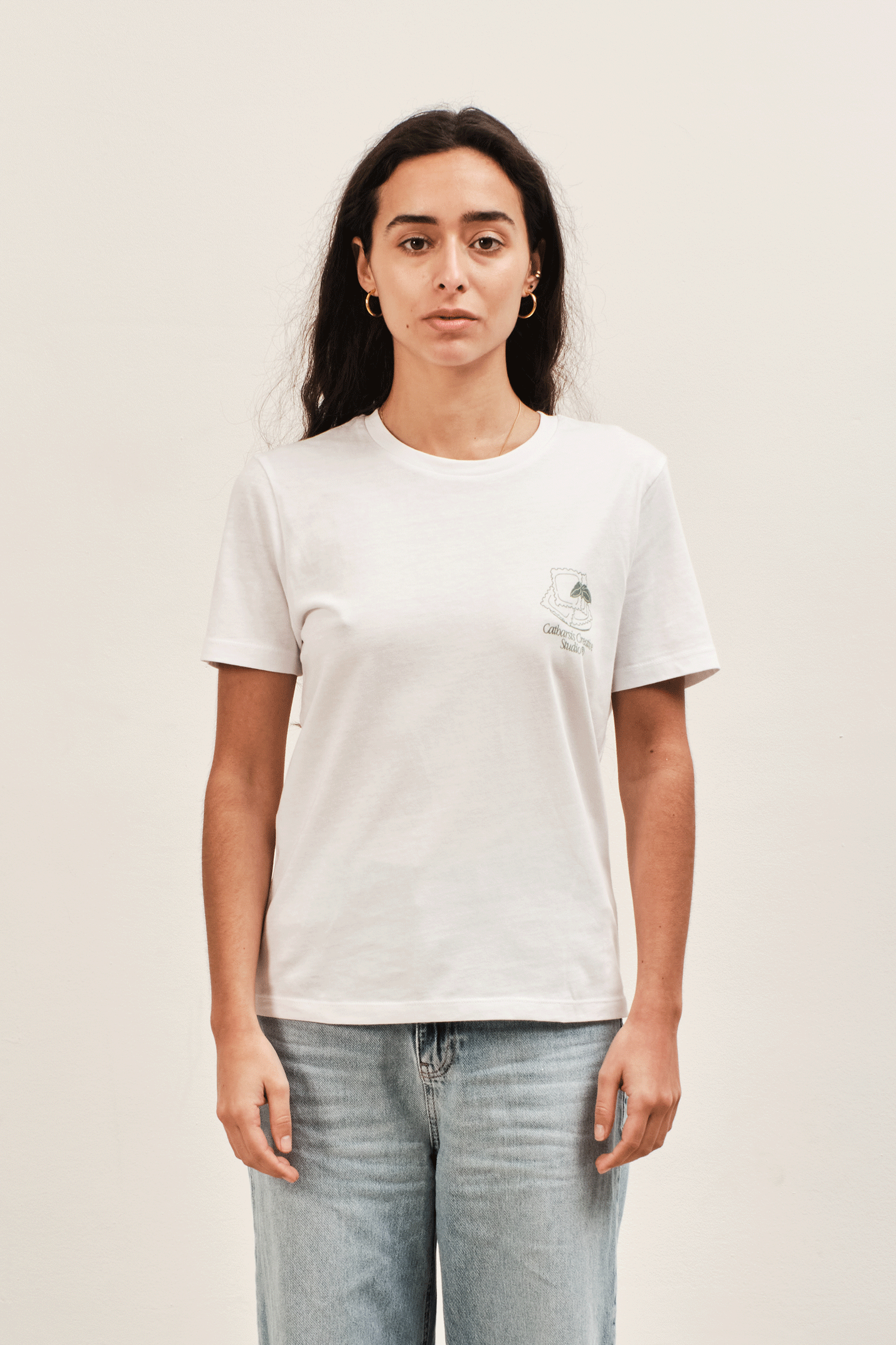La Dolce Vita Crop Top Coton Bio Sérigraphié – Catharsis - Baume Shop