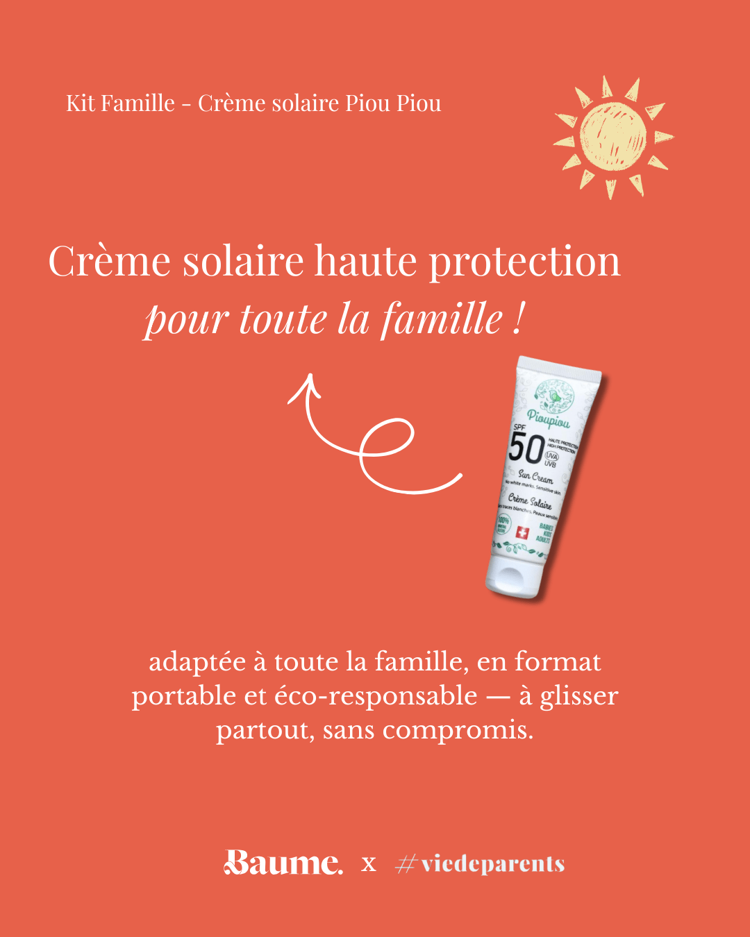 Le Kit Famille — Baume. × viedeparents ☀️ - Baume Shop