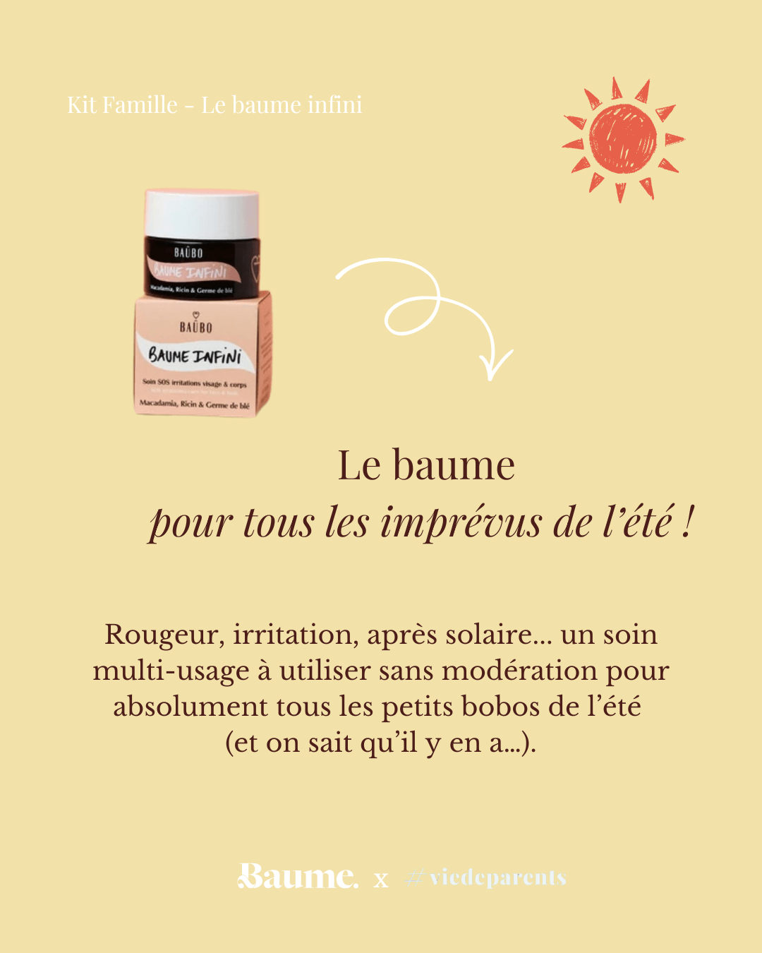 Le Kit Famille — Baume. × viedeparents ☀️ - Baume Shop