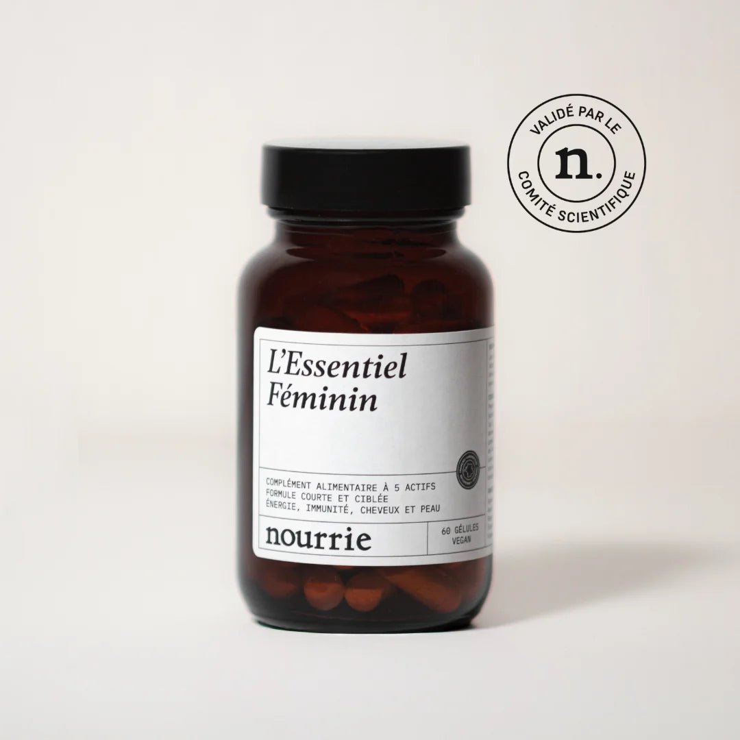 L'Essentiel Féminin – Multivitamines femme 5 actifs – 60 gélules – Nourrie - Baume Shop
