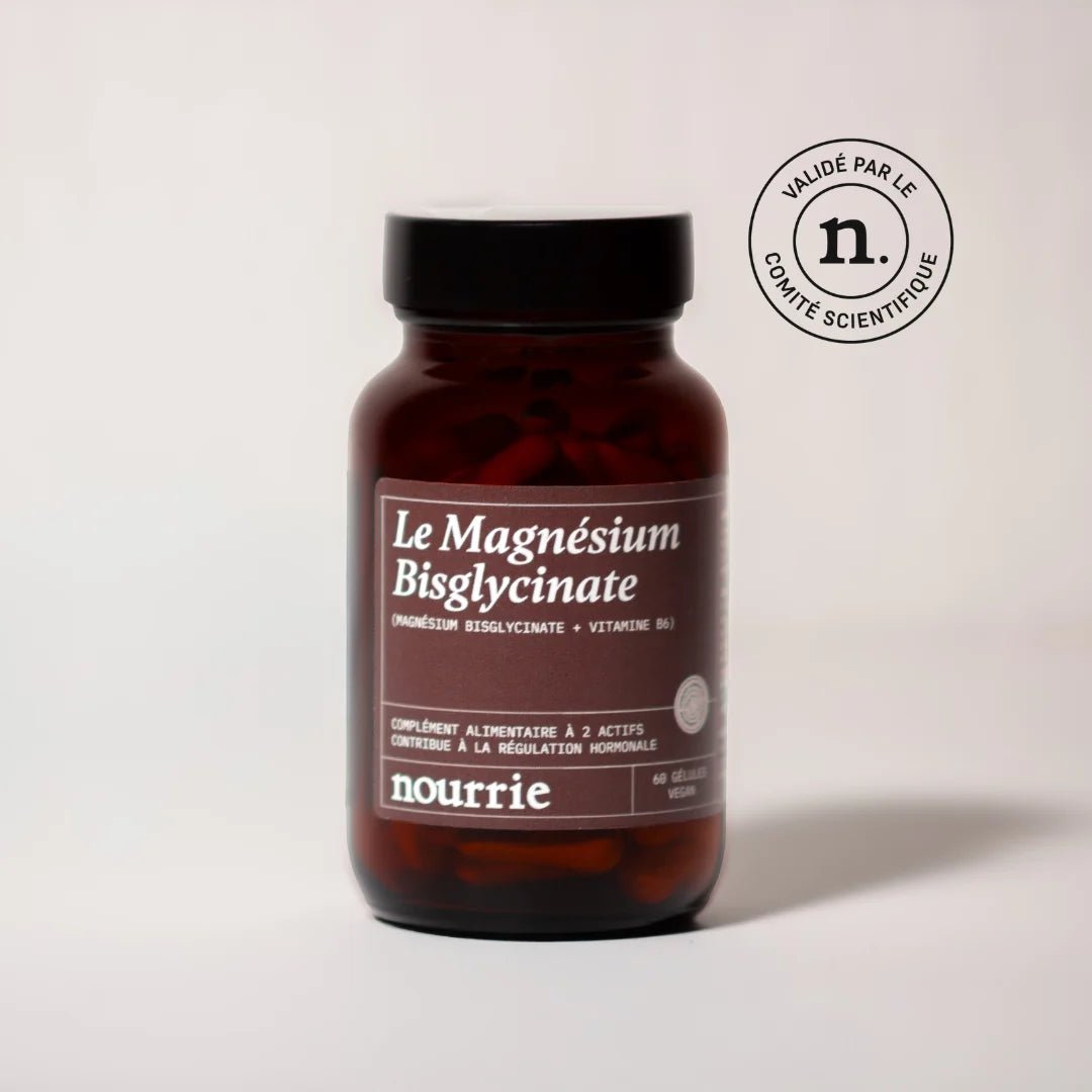 Magnésium Bisglycinate + Vitamine B6 – 60 gélules – Nourrie - Baume Shop
