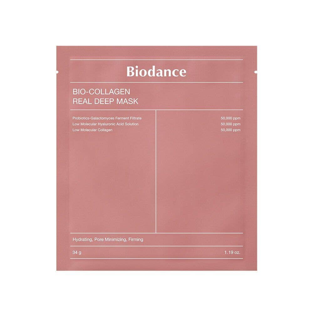 Masque en Feuille Bio Collagen Réel Profond Biodance - Baume Shop