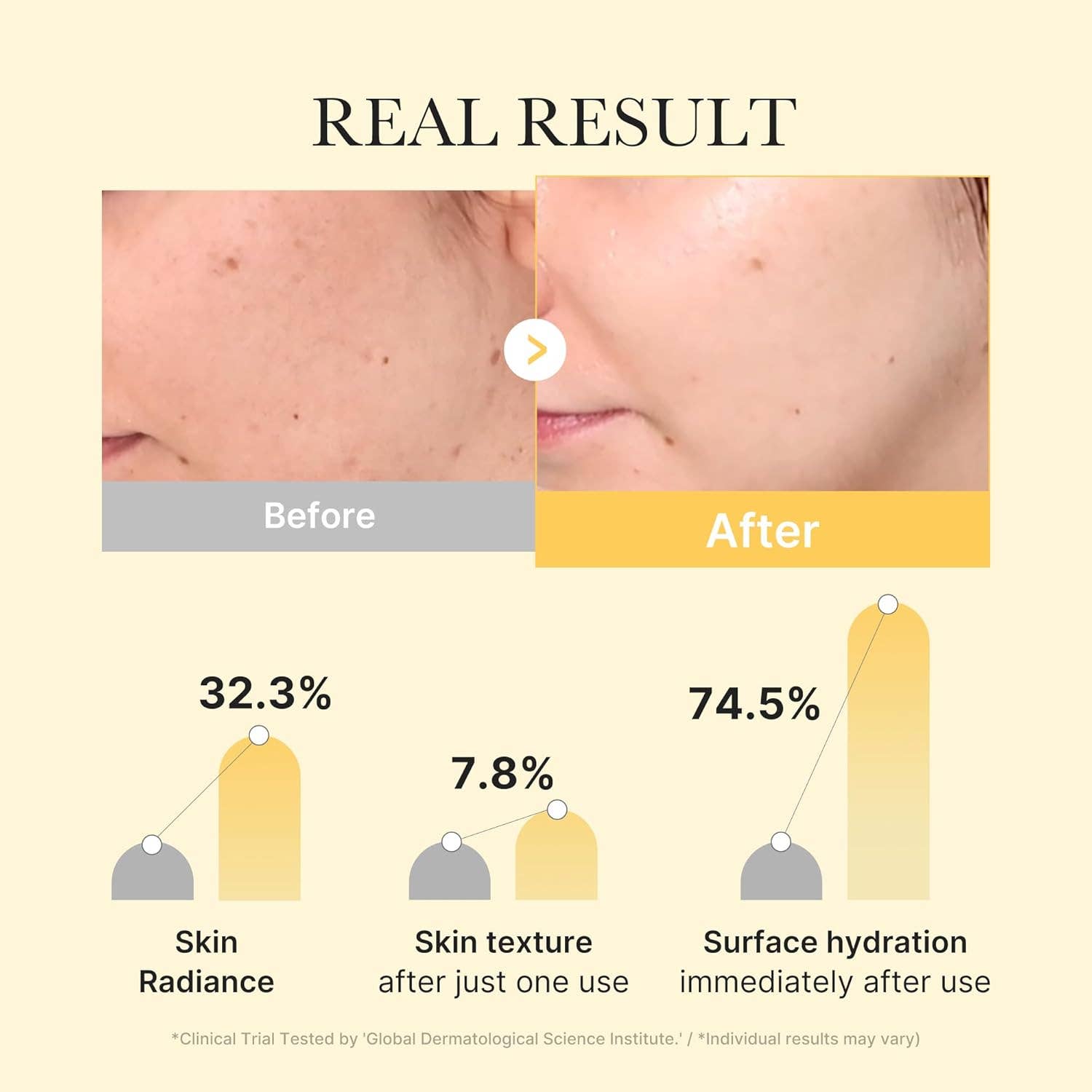 Masque gelée dorée au curcuma et à l'acide kojique - Baume Shop