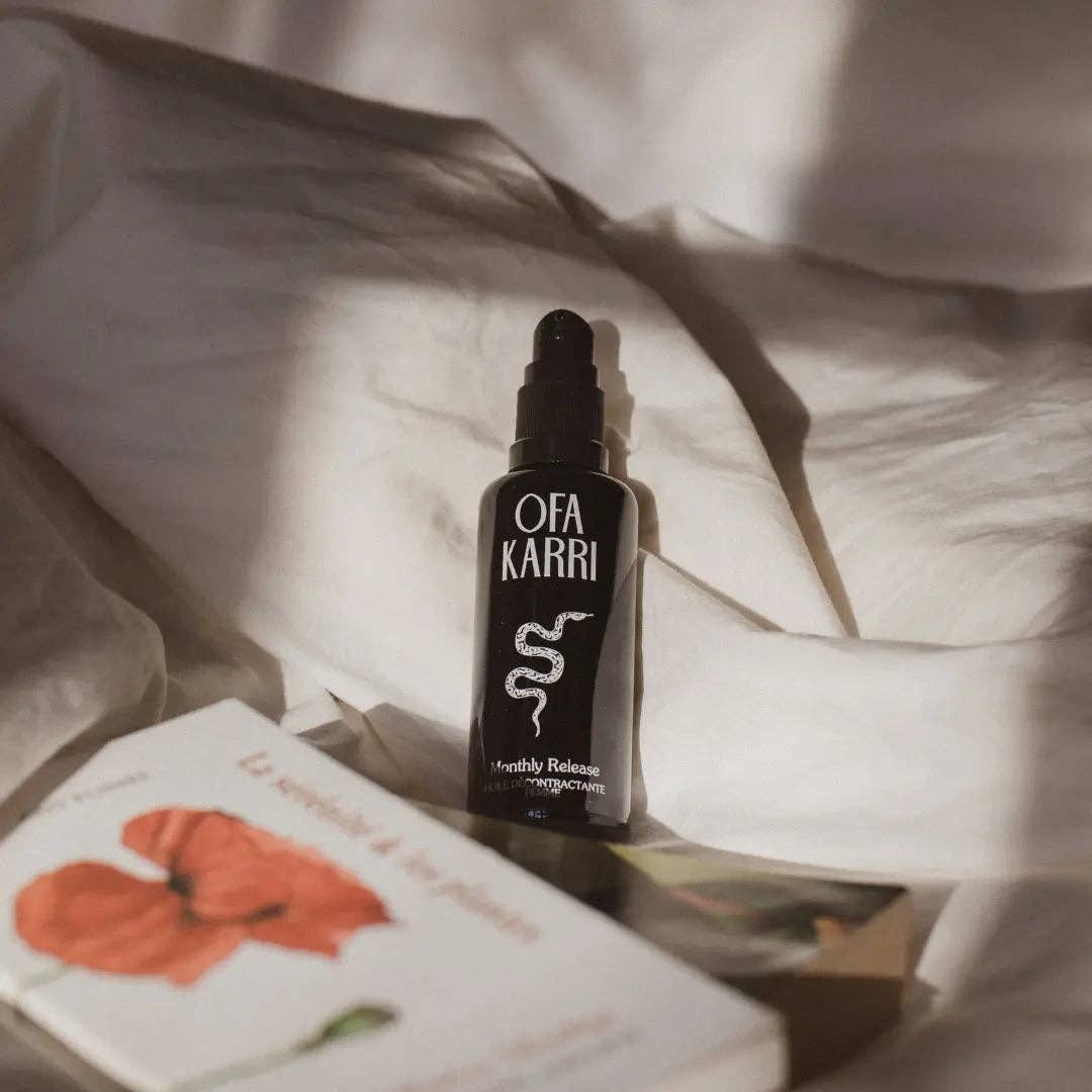 Monthly Release – Huile orga­ni­que anti - douleurs menstruelles - Baume Shop