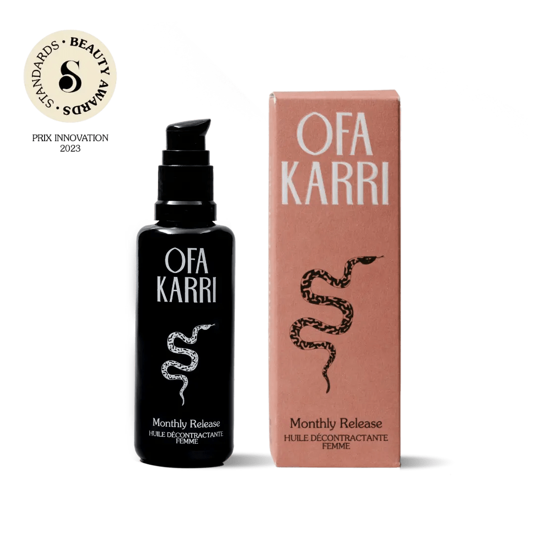 Monthly Release – Huile orga­ni­que anti - douleurs menstruelles - Baume Shop