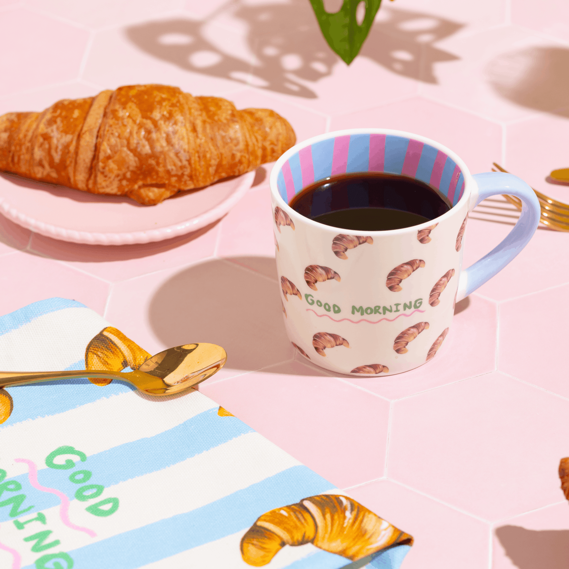Mug Croissant Bonjour - Baume Shop