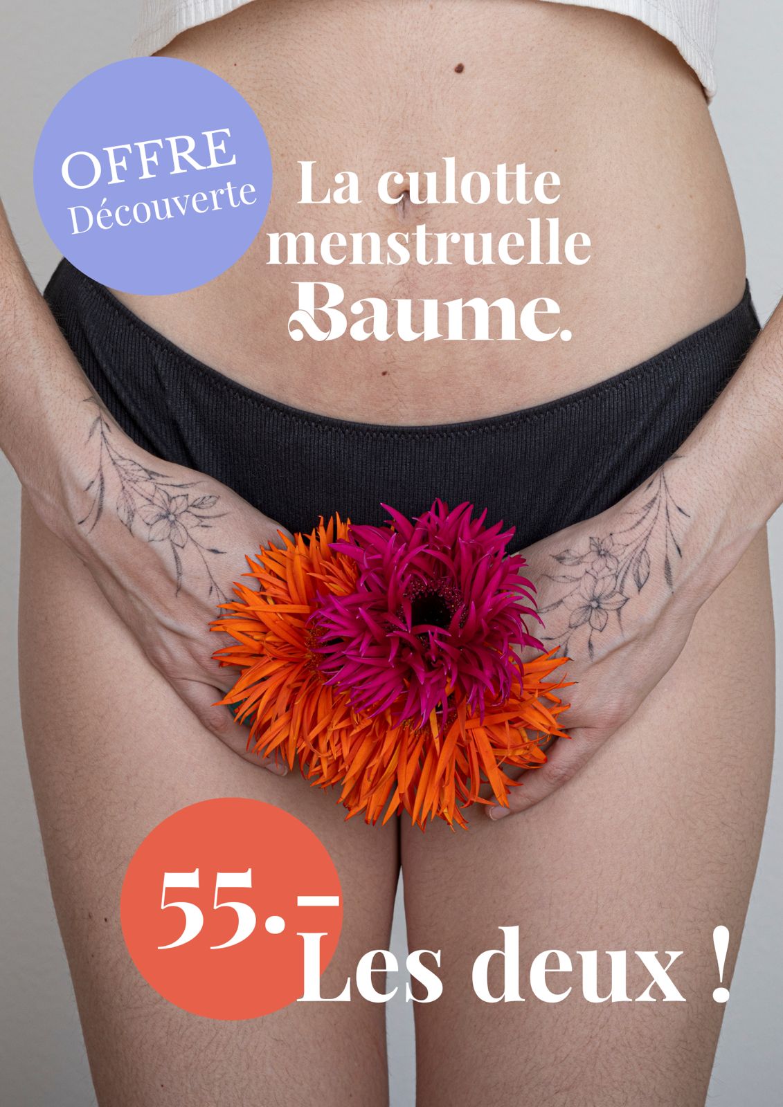Offre découverte - Culotte menstruelle Alba - Baume Shop