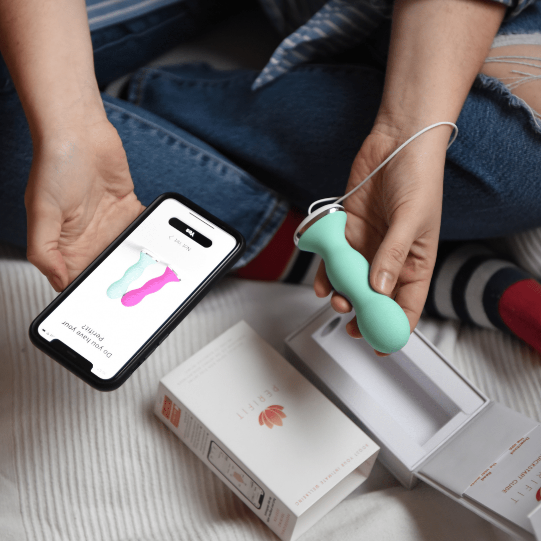 PERIFIT - Appareil d'entraînement de Kegel - Entraîneur du plancher pelvien avec application - Baume Shop