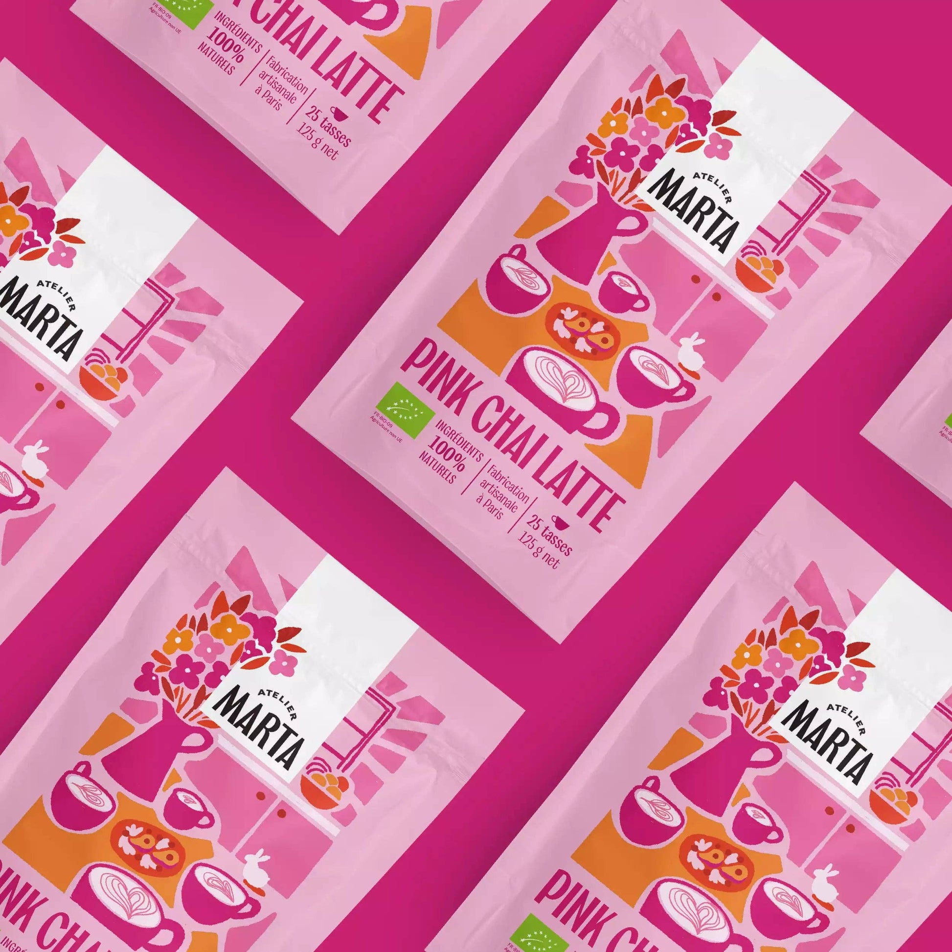 Pink Chai Latte | performance physique et mentale - Baume Shop