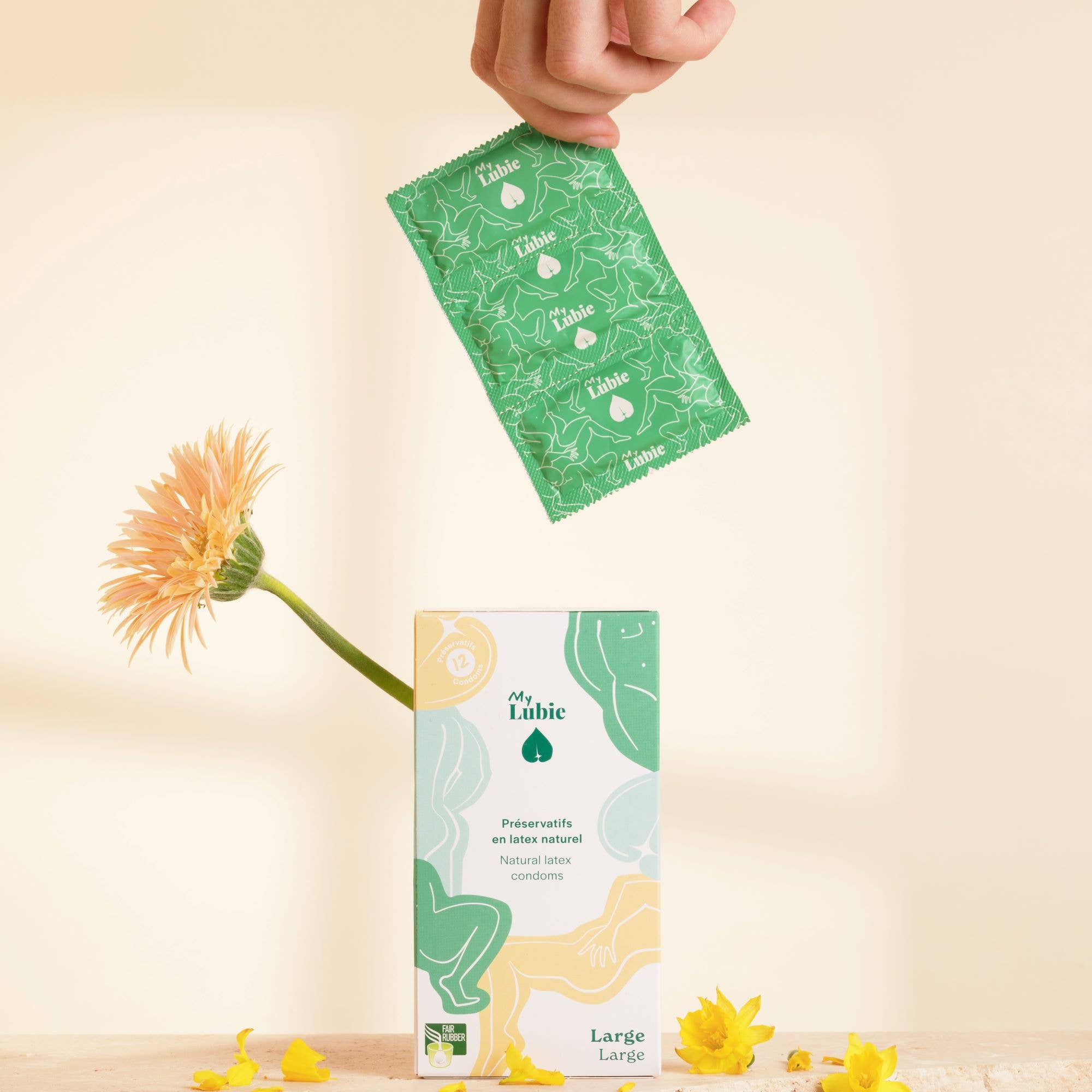 Préservatifs en latex naturel - Large - Baume Shop