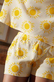 Pyjama Gaufré Coton Bio Soleils – We Are Jolies - Baume Shop