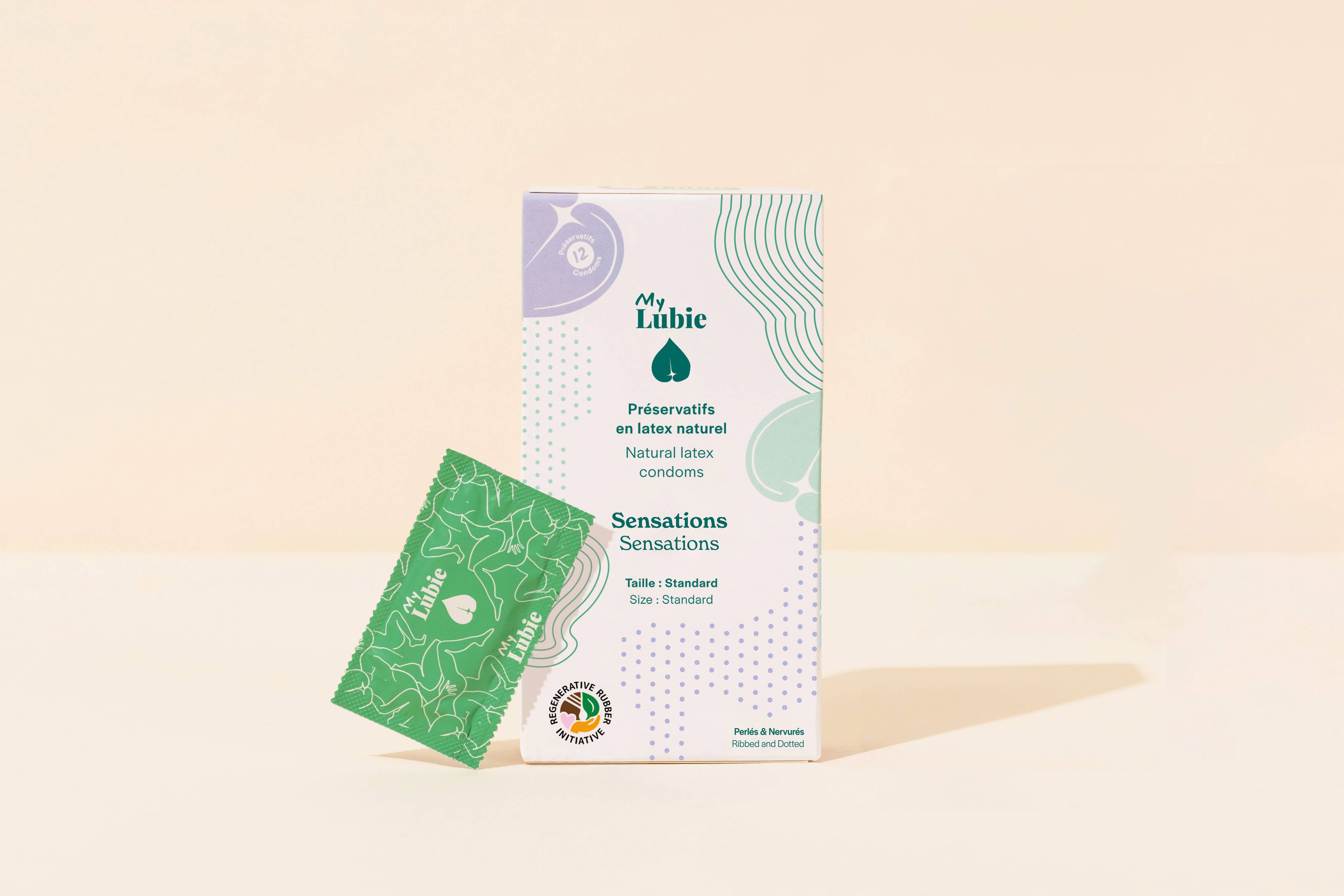 Sensations – Préservatifs texturés latex équitable – My Lubie - Baume Shop