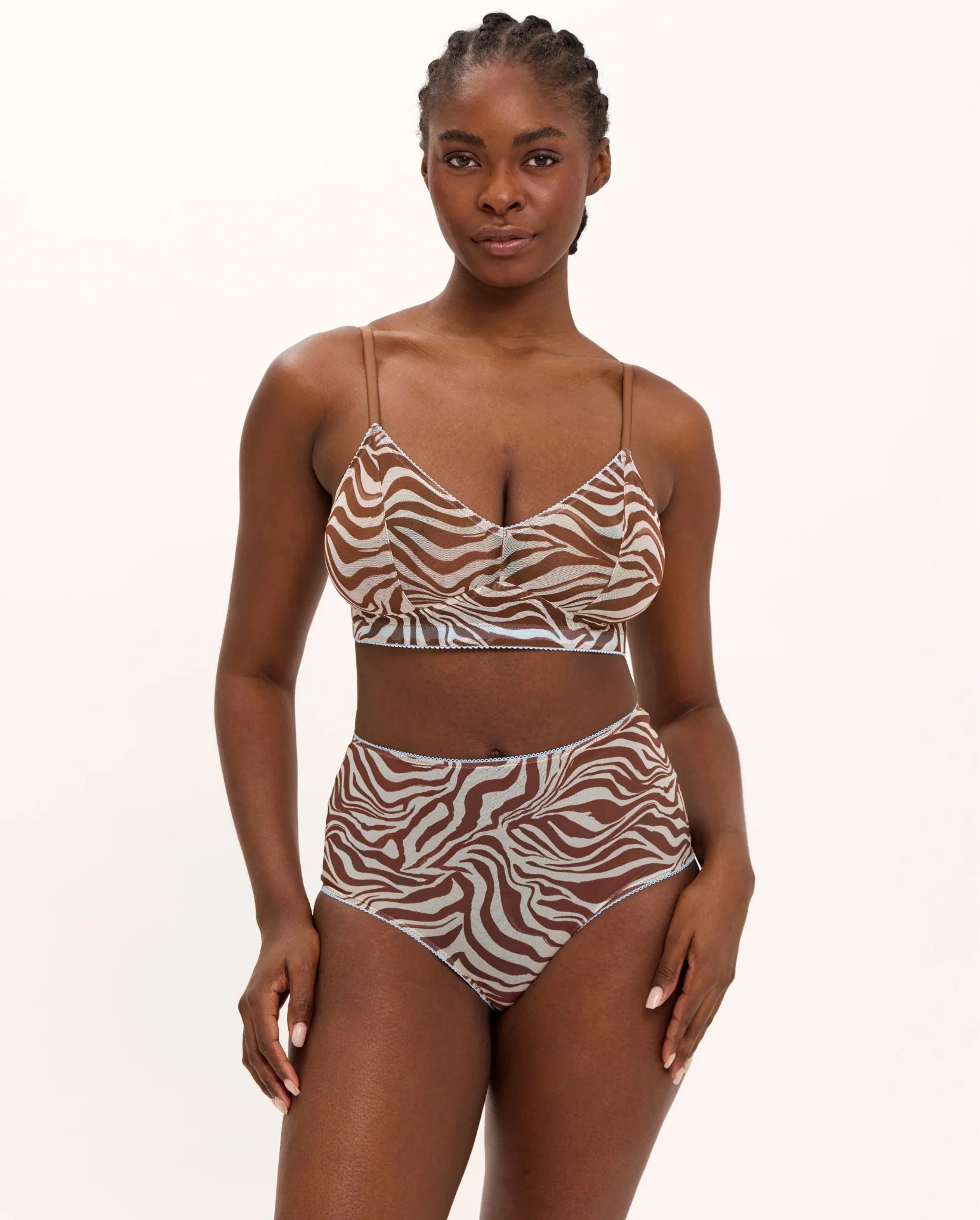 Soutien - gorge balconette en maille — sans armatures - Baume Shop