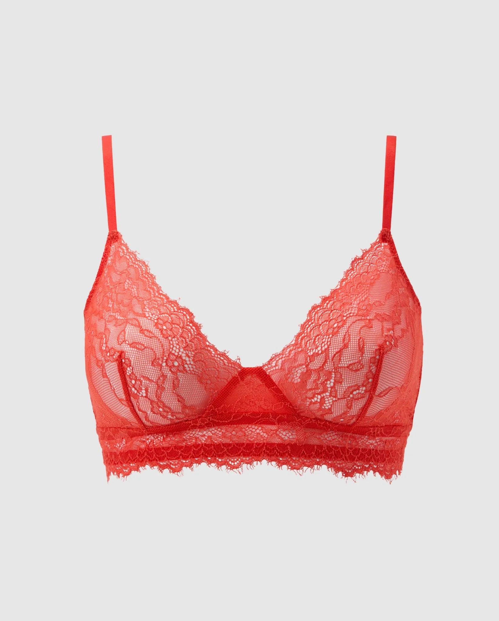Soutien-gorge dentelle rouge – Understatement - Baume Shop