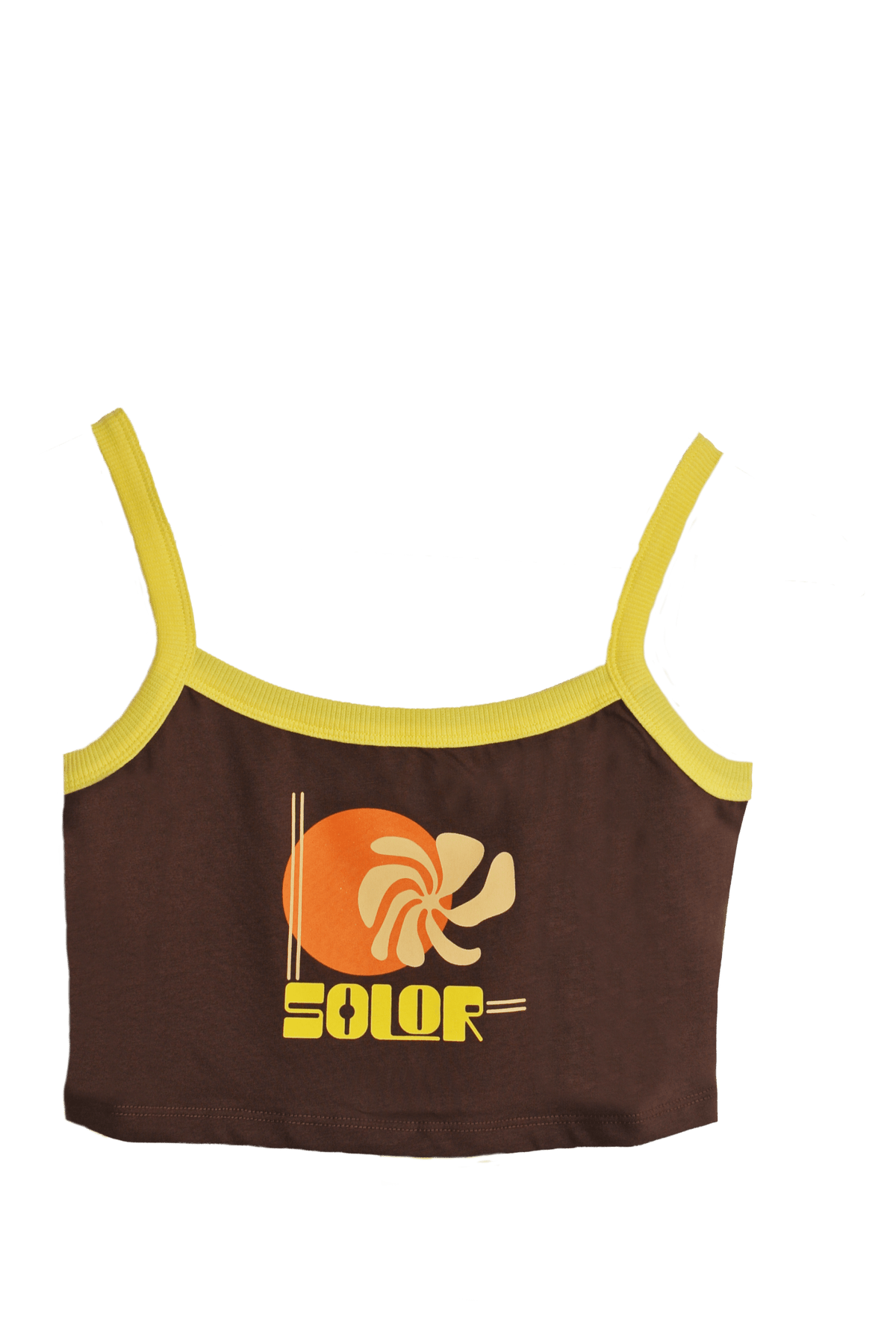 Top Kailua – Top coton ajusté dos ouvert retro sporty – SOLOR - Baume Shop