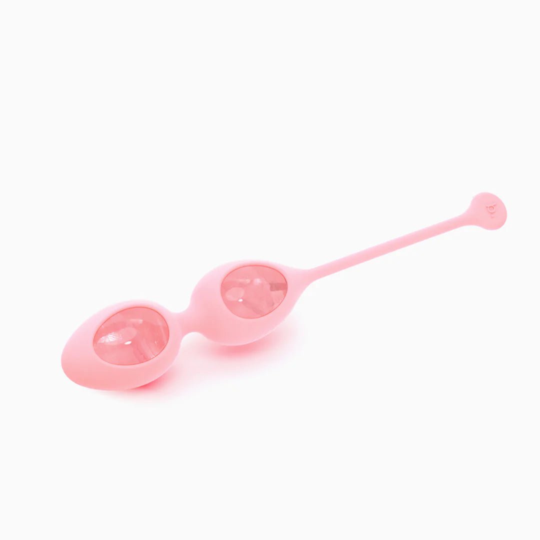 Yonii Set 2 Œufs de Yoni Quartz Rose Plancher Pelvien – Biird - Baume Shop